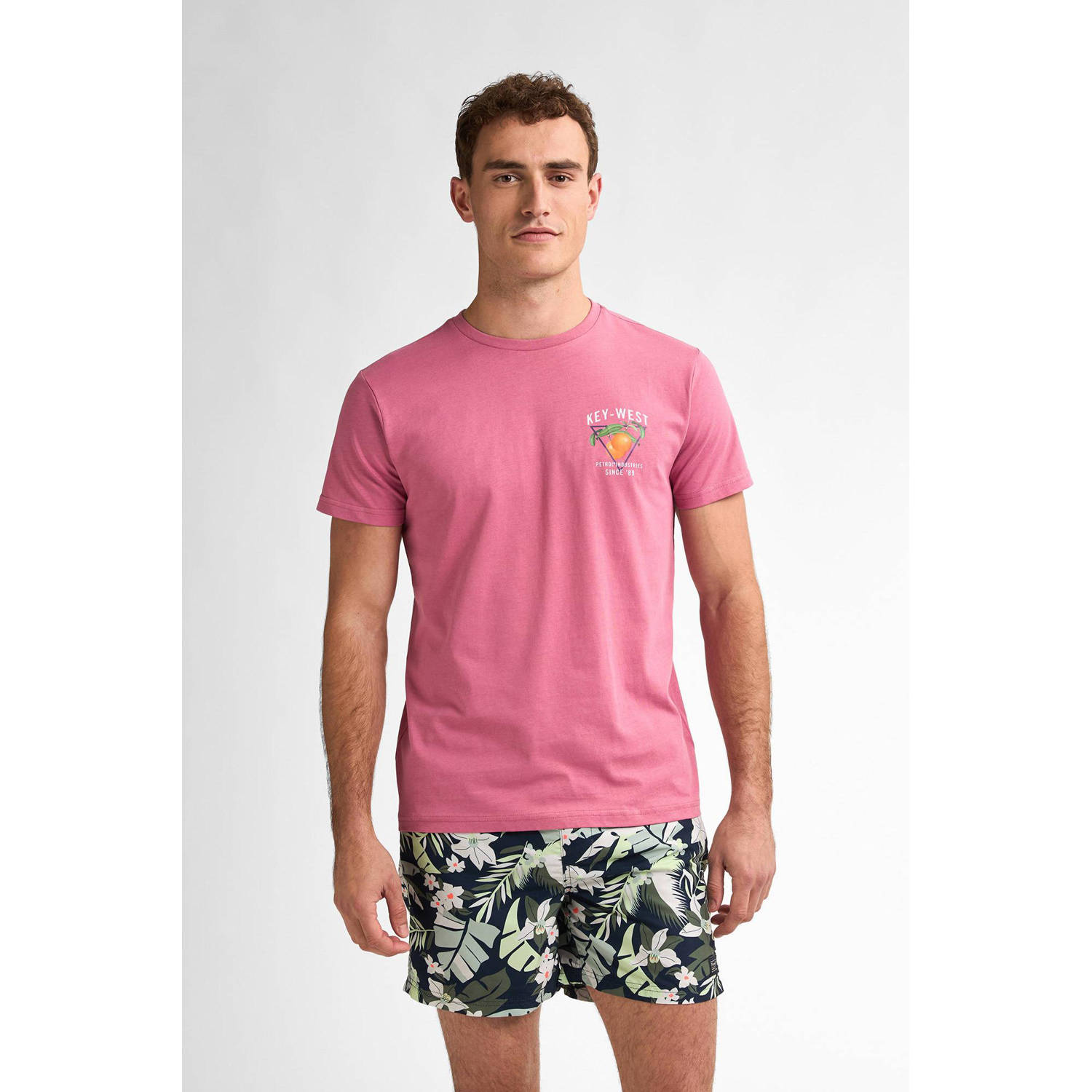 Petrol Industries T-shirt roze