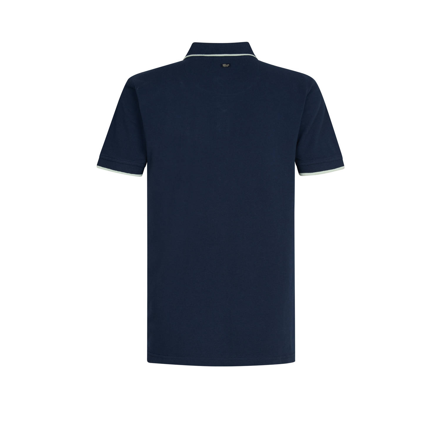 Petrol Industries regular polo donkerblauw