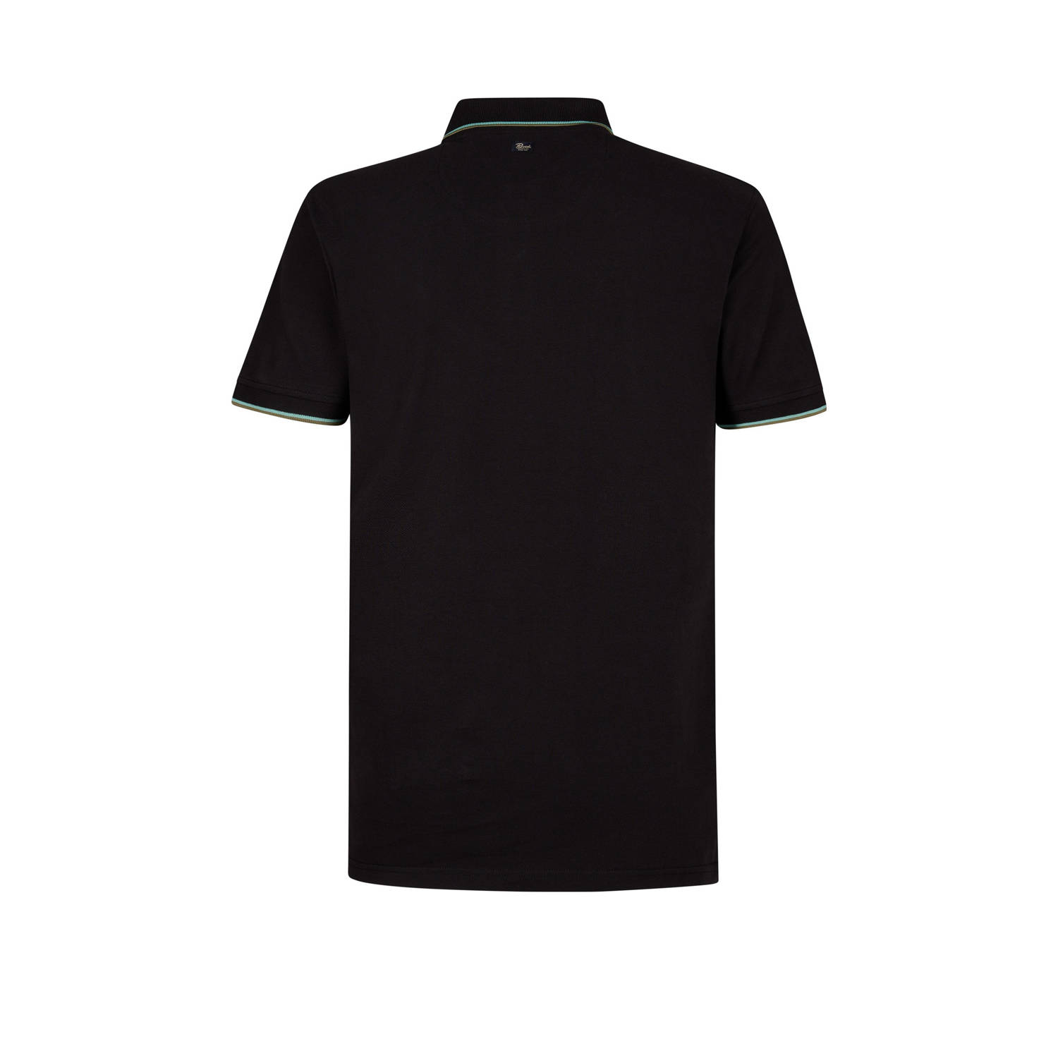 Petrol Industries regular polo zwart