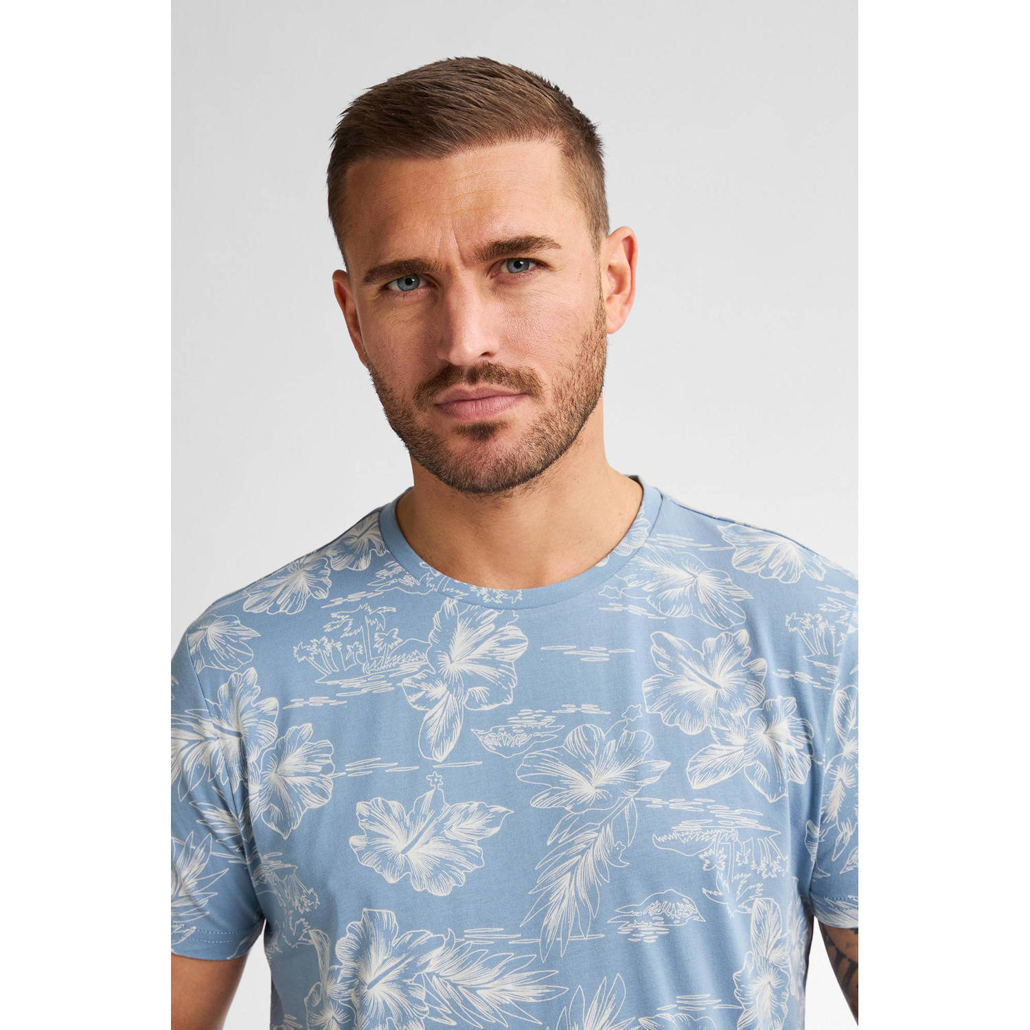 Petrol Industries T-shirt blauw