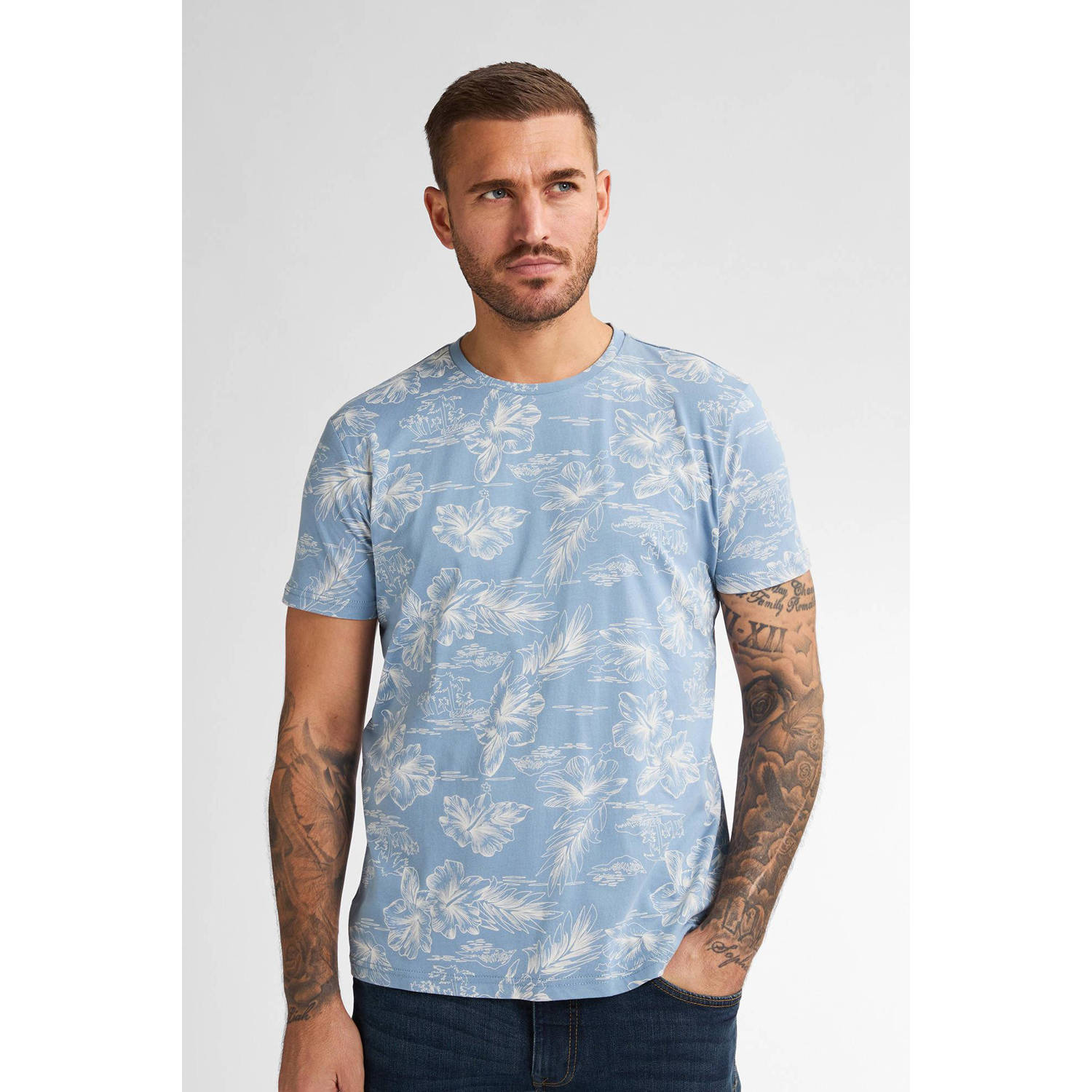 Petrol Industries T-shirt blauw