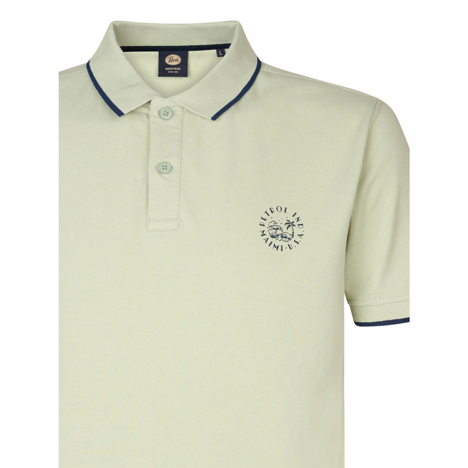 Petrol Industries regular polo lichtgroen
