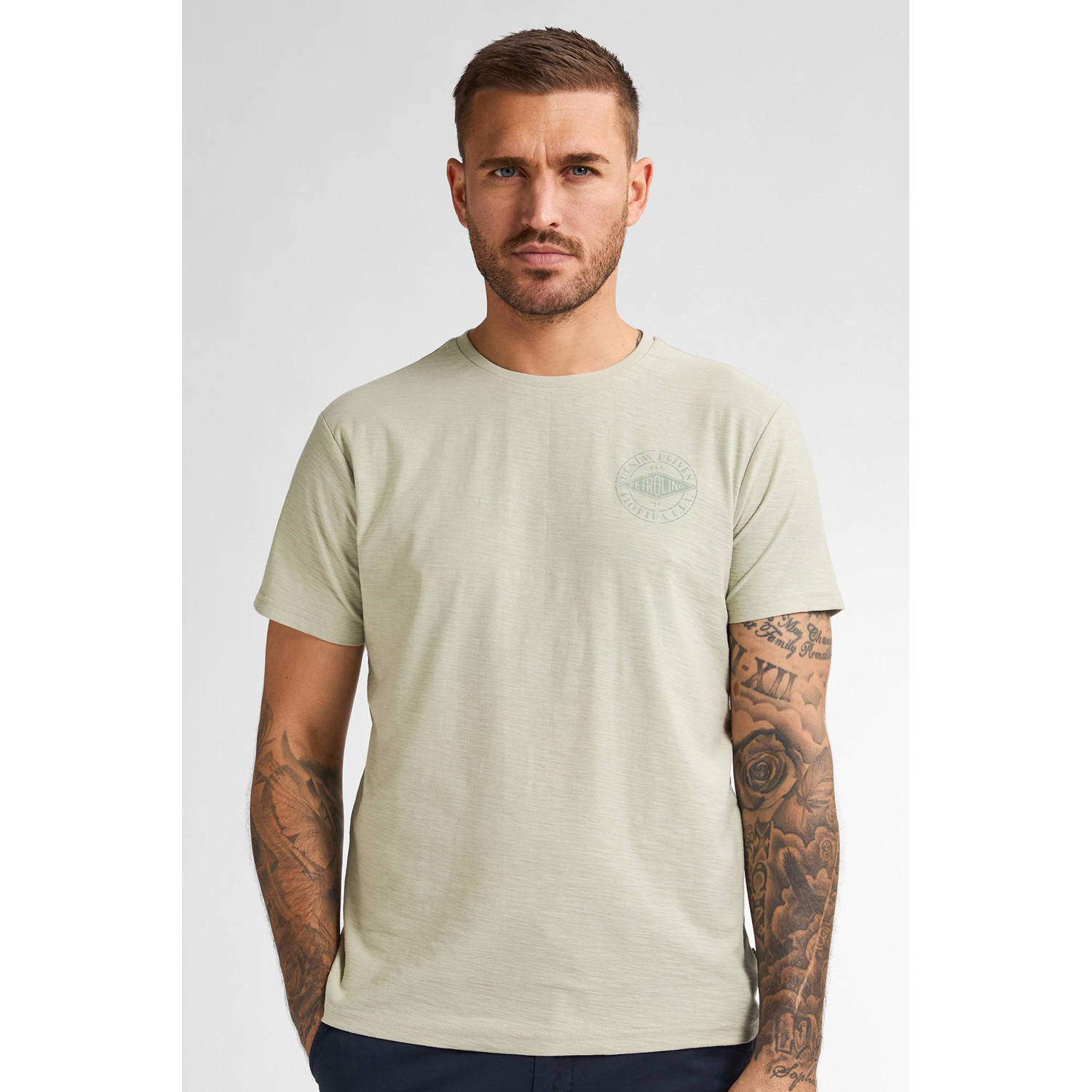 Petrol Industries T-shirt lichtgroen