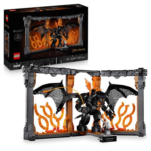 Wehkamp LEGO Icons Boekensteun: The Lord of the Rings – Balrog Set 10367 aanbieding