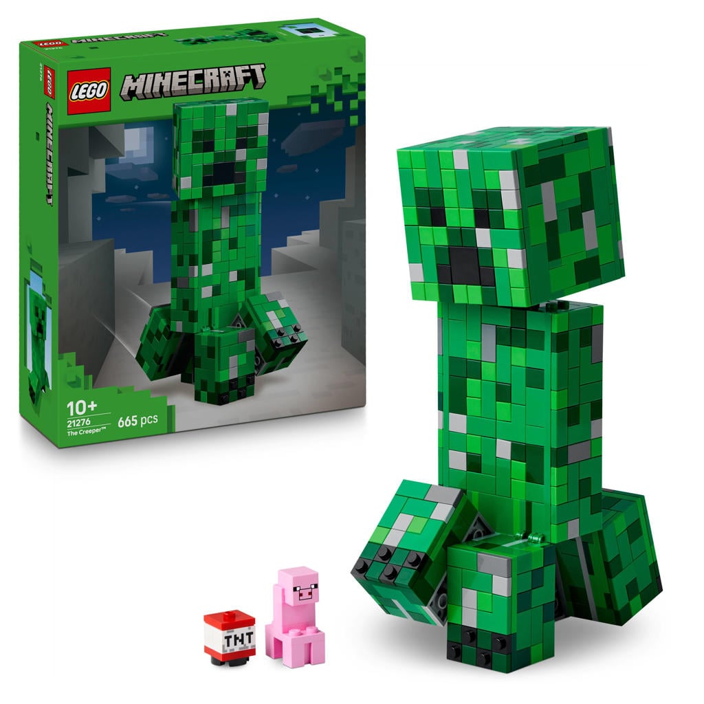 LEGO Minecraft De Creeper™ Gamingset met Actiefiguur 21276