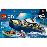 thumbnail: LEGO City Achtervolging met Politieboot, Drijft Echt 60456