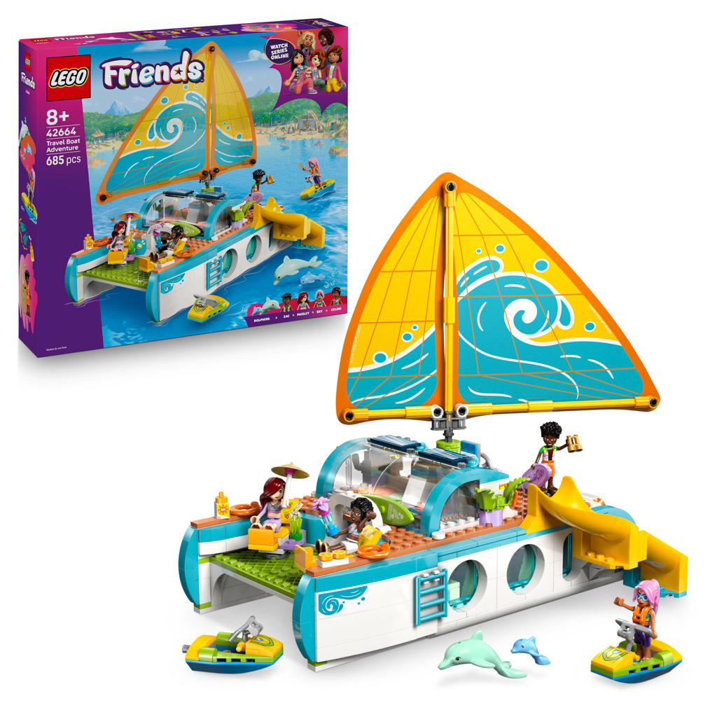 LEGO Friends Avontuurlijke Bootreis Bouw- en Speelset 42664