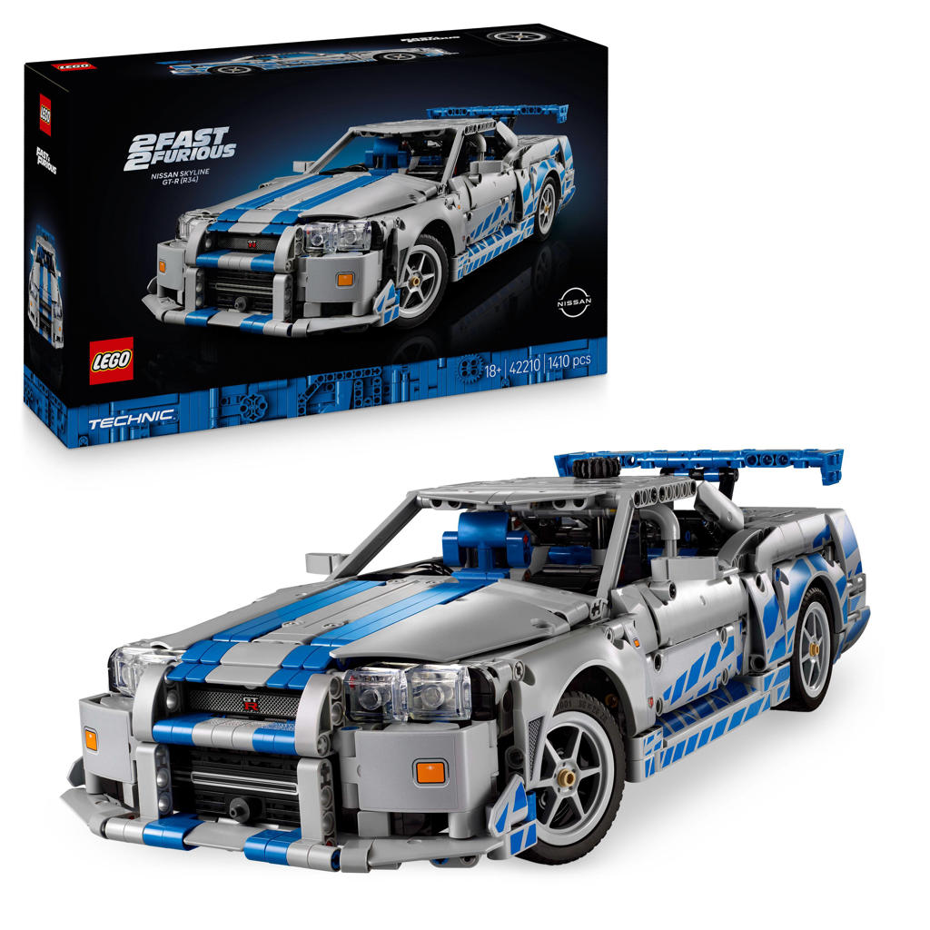 LEGO Technic 2 Fast 2 Furious Nissan Skyline GT-R (R34) Auto 42210