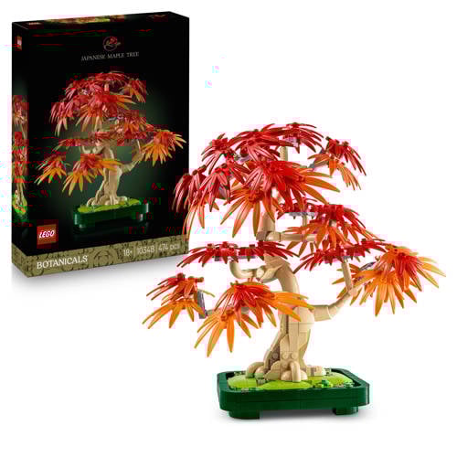 Wehkamp LEGO Botanical Collection Japanse Esdoorn Bonsaiboompje 10348 aanbieding