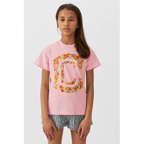 Coolcat T-shirt Cara met printopdruk roze afbeelding