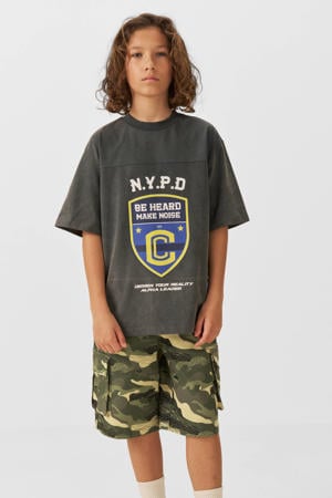 oversized T-shirt Royce donkergrijs