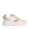 Sacha chunky leren sneakers beige