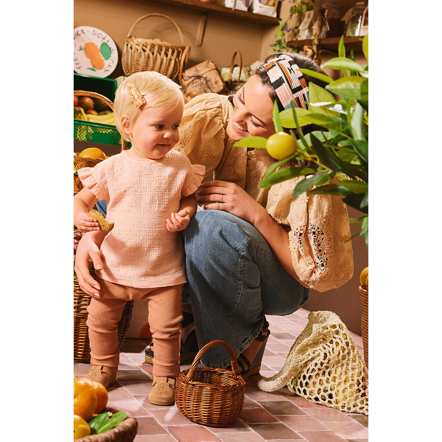Z8 newborn broek Italo bruin