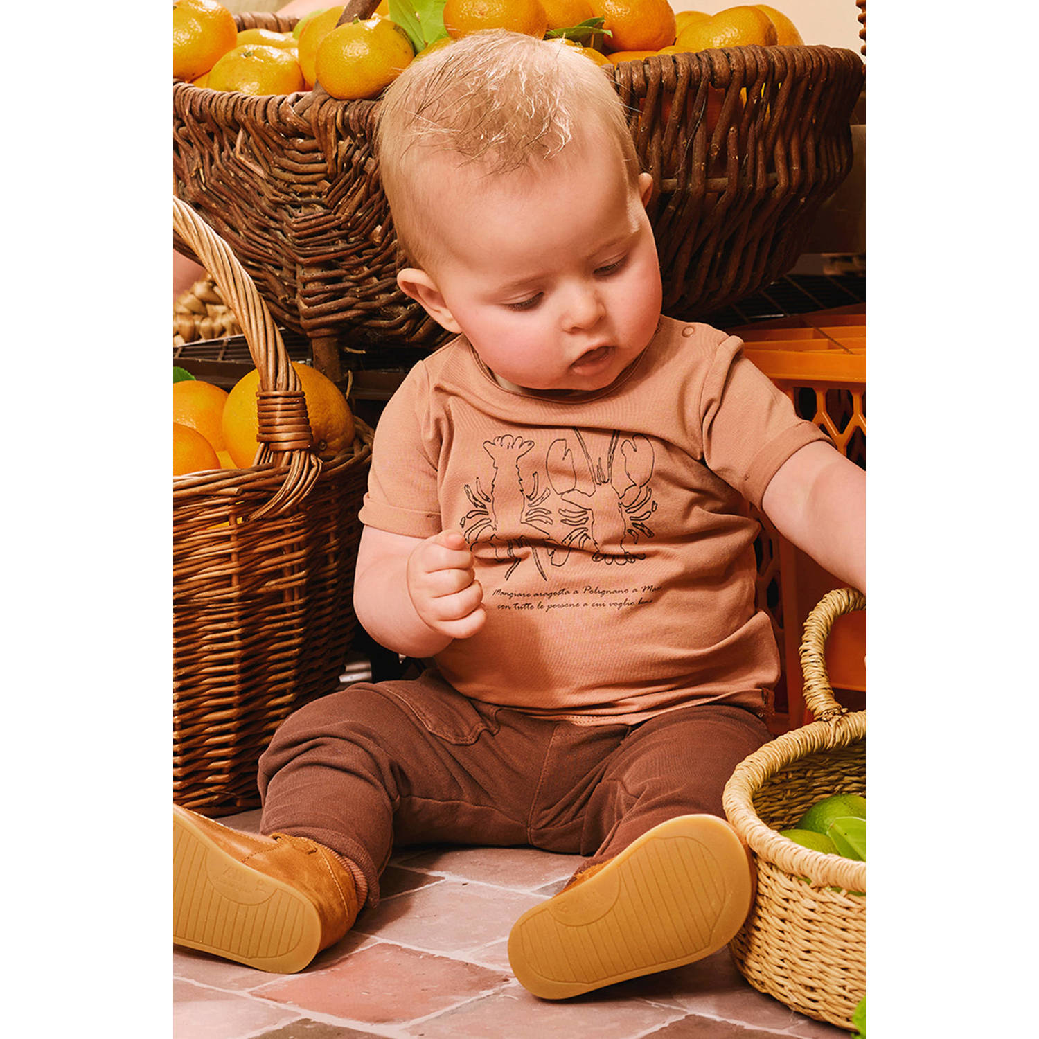 Z8 newborn T-shirt Givano bruin