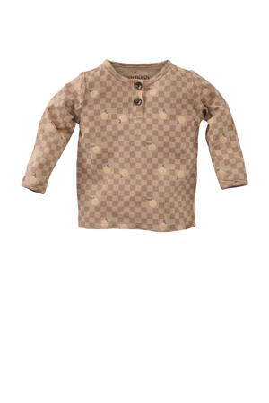 longsleeve Renzo lichtbruin/zand