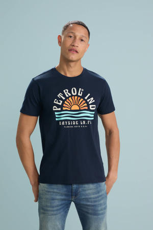 T-shirt donkerblauw