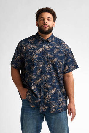 casual overhemd donkerblauw
