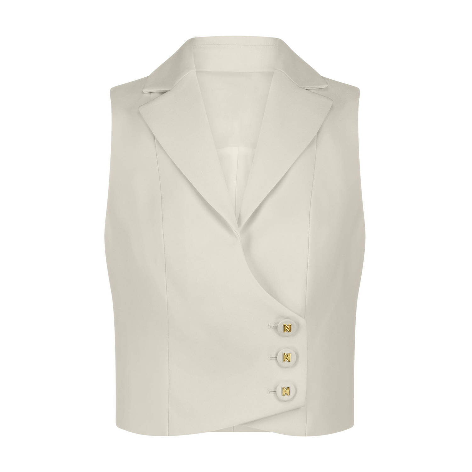 NIKKIE X Franka Vedder gilet ecru