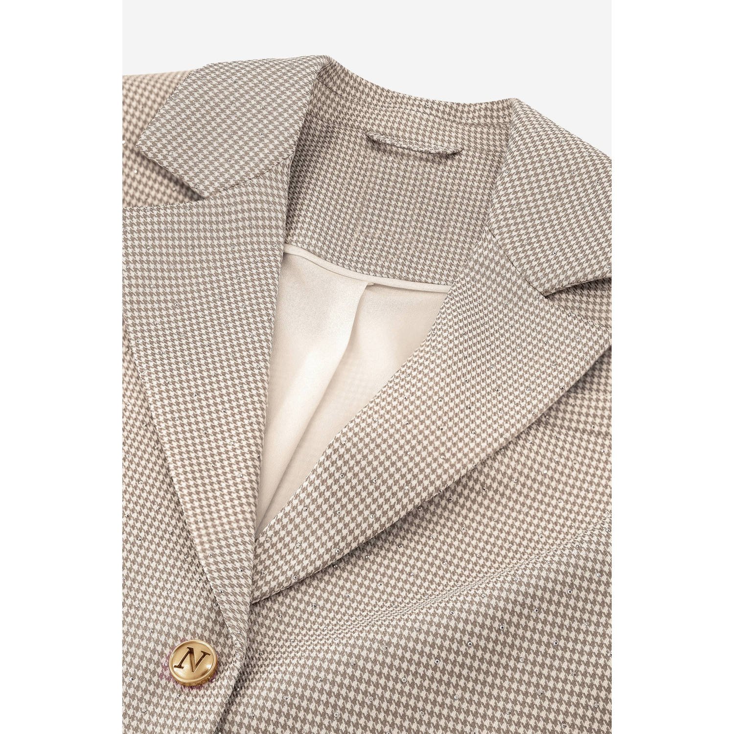 NIKKIE cropped blazer beige