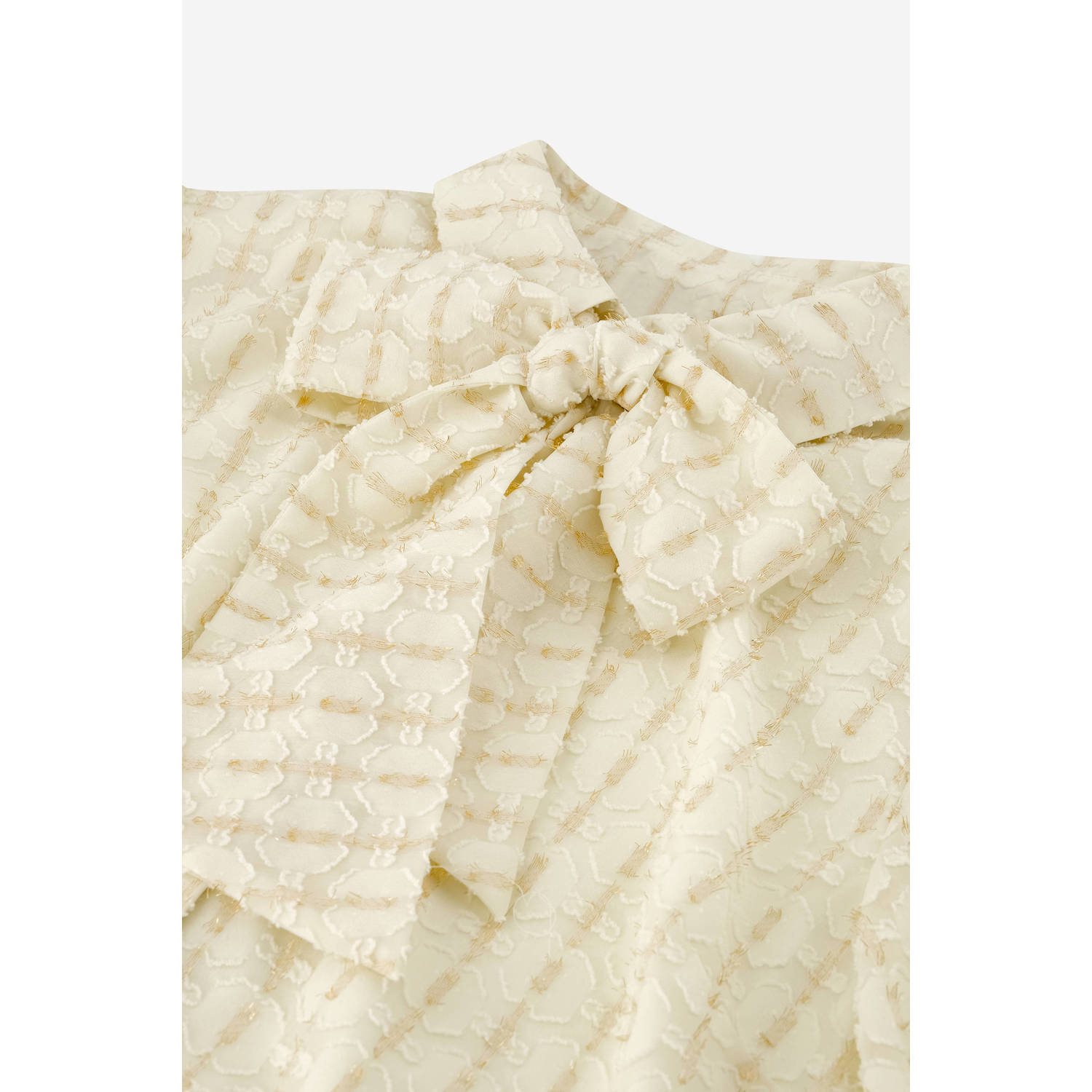 NIKKIE blouse ecru met lurex