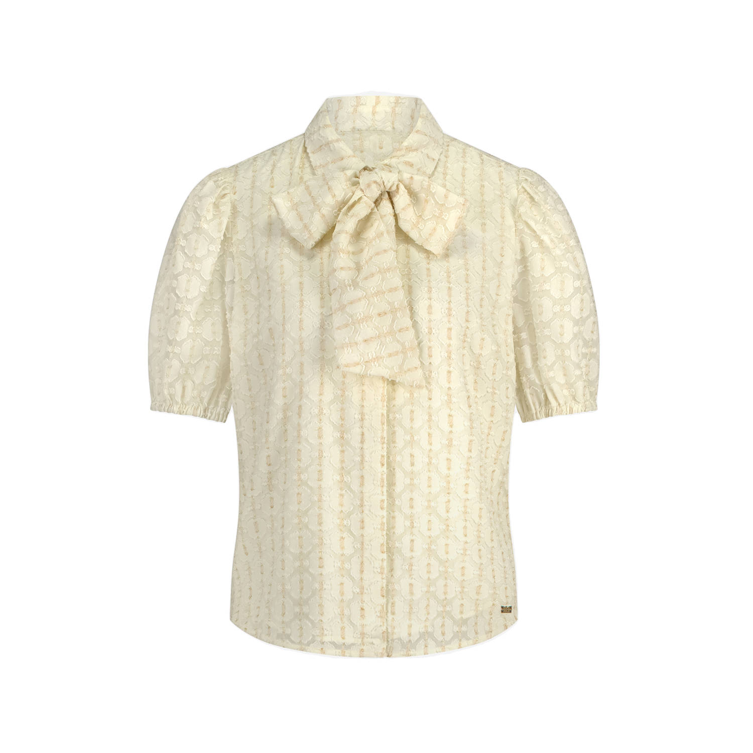 NIKKIE blouse ecru met lurex