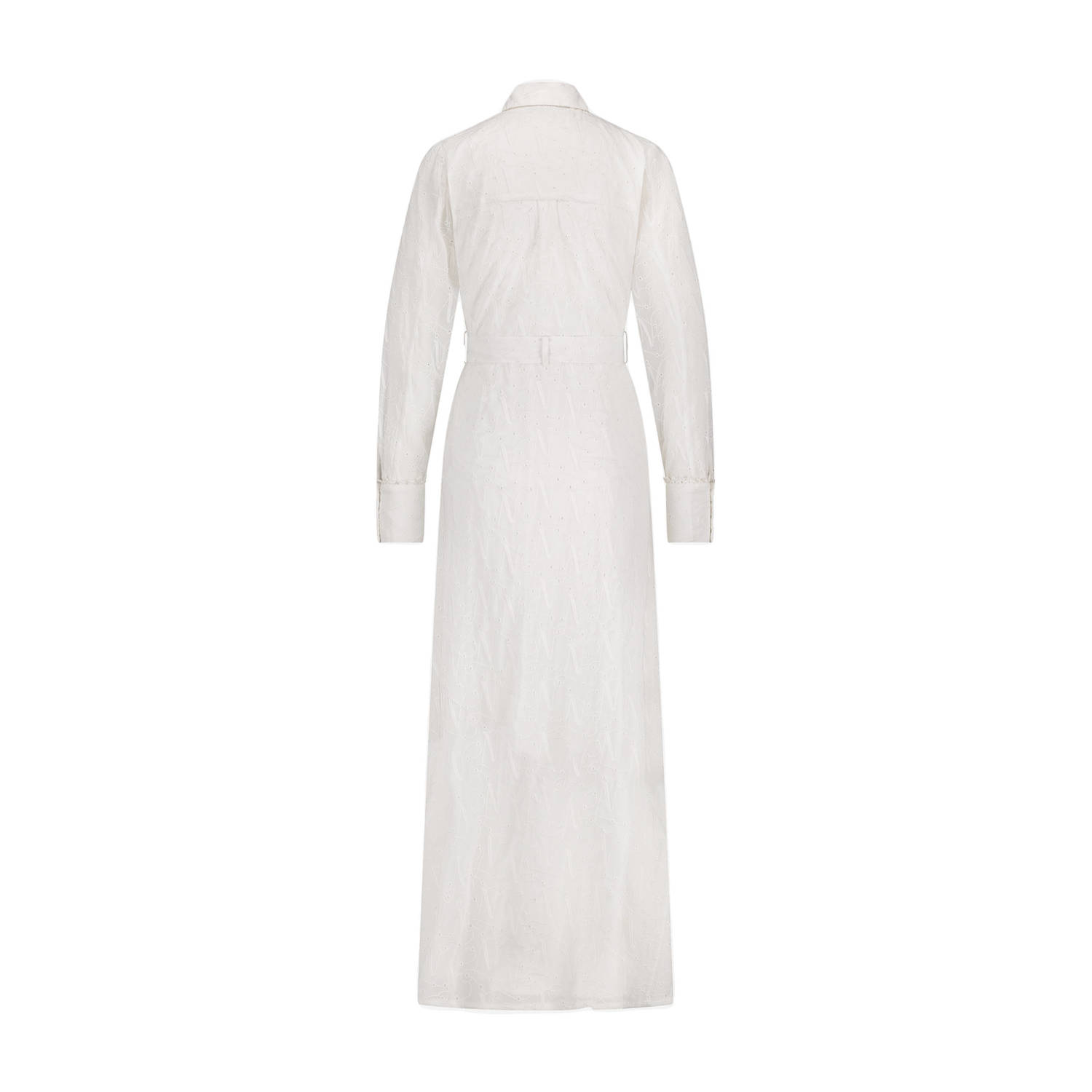 NIKKIE maxi jurk broderie ecru