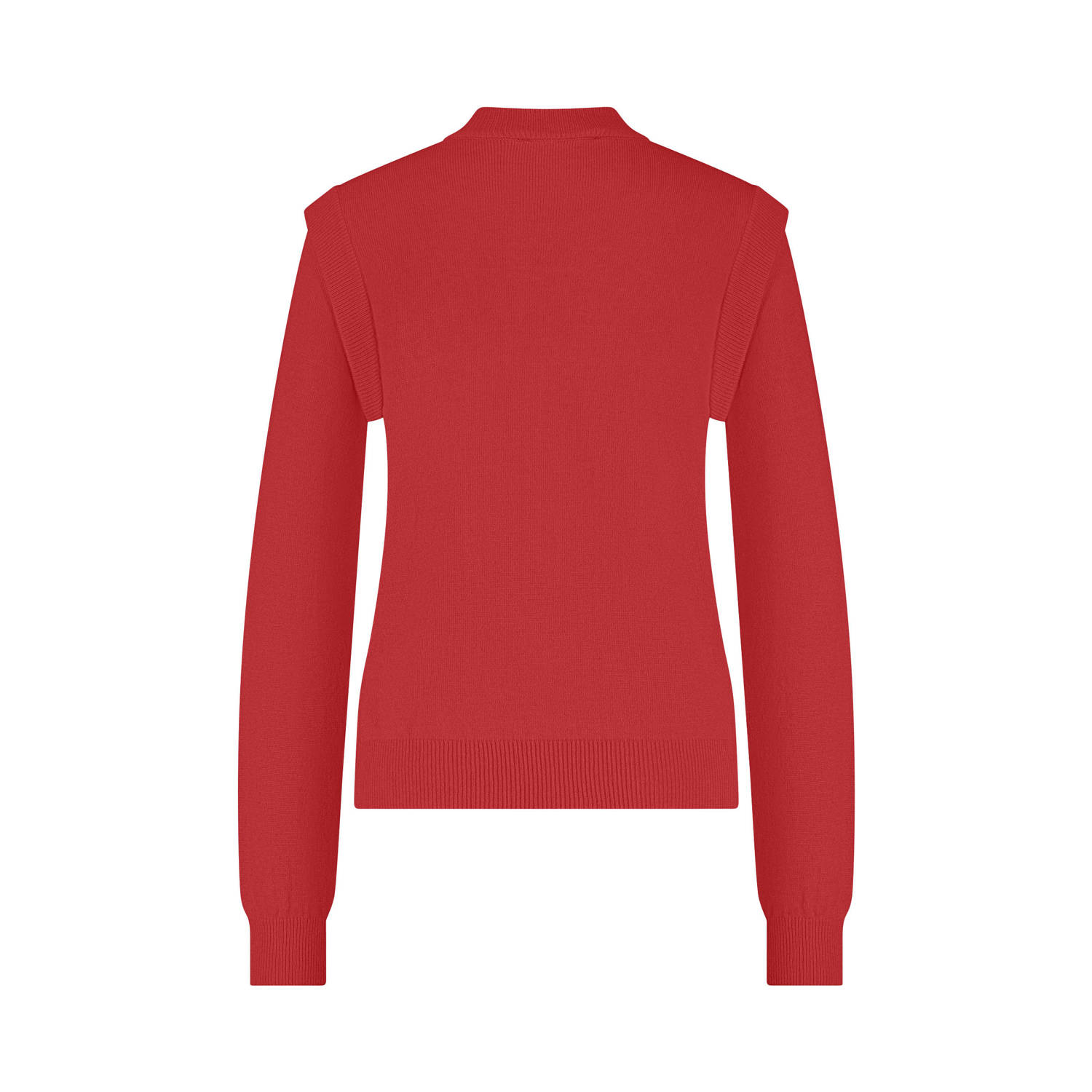 NIKKIE gebreide trui rood