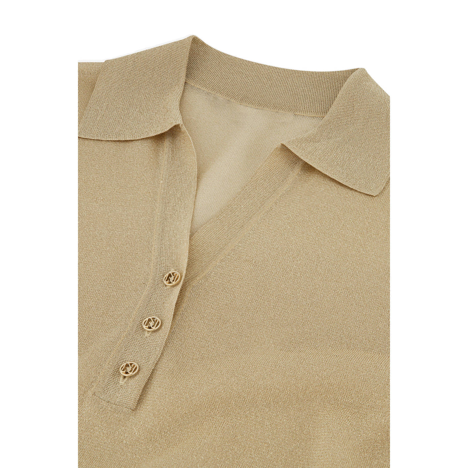NIKKIE top goud met glitter