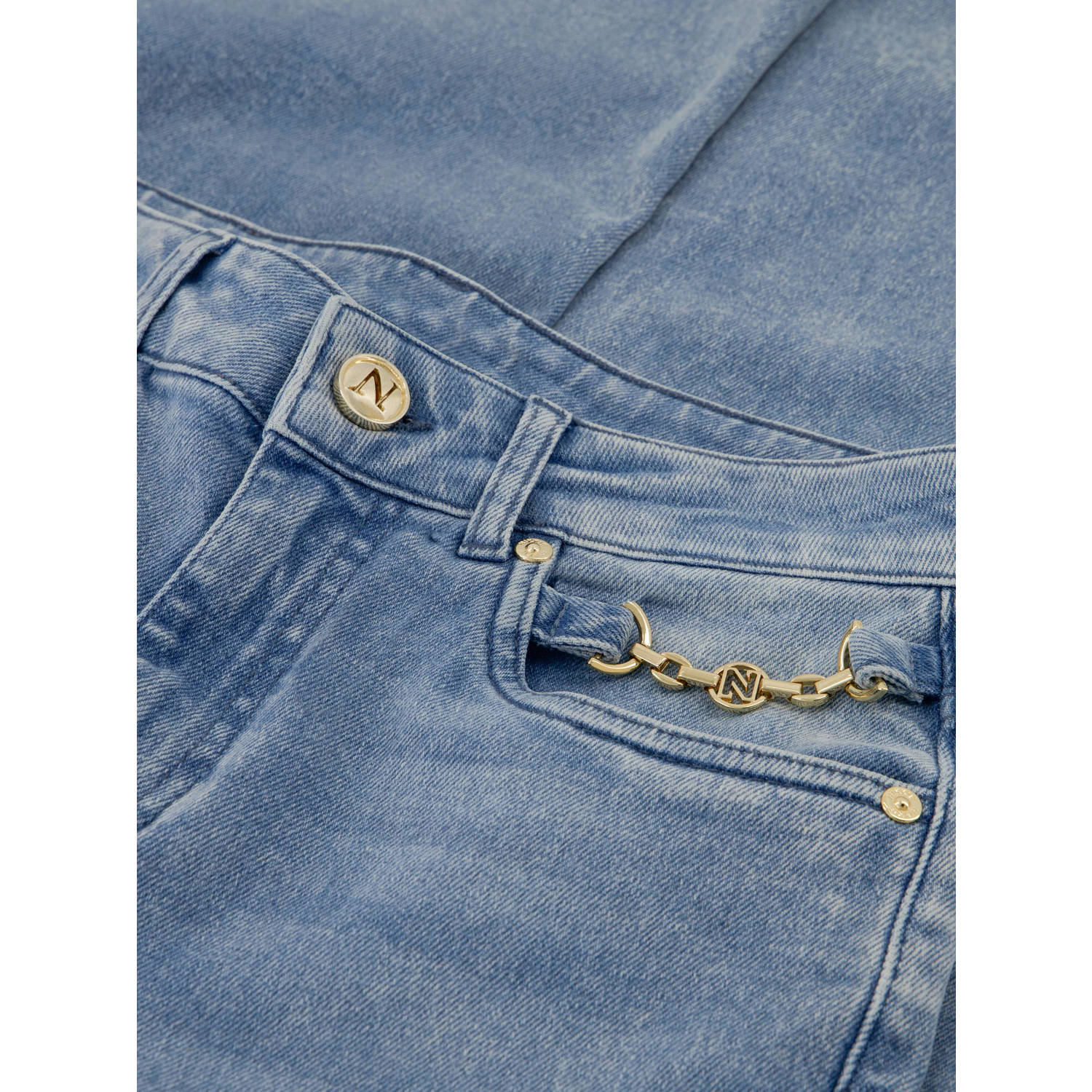 NIKKIE high waist light blue denim