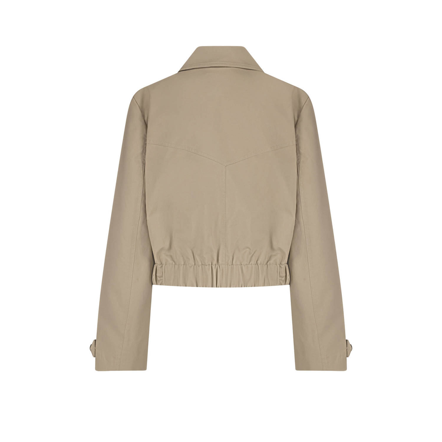 NIKKIE trenchcoat lichtkaki
