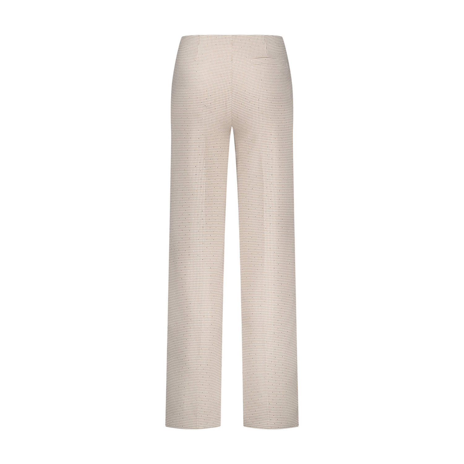 NIKKIE straight regular waist broek beige