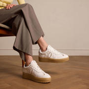 thumbnail: Manfield leren sneakers wit
