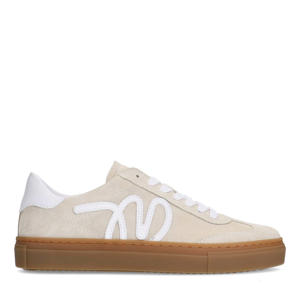 suède sneakers beige