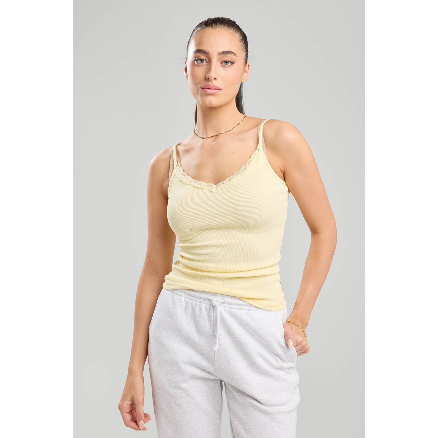 America Today singlet geel
