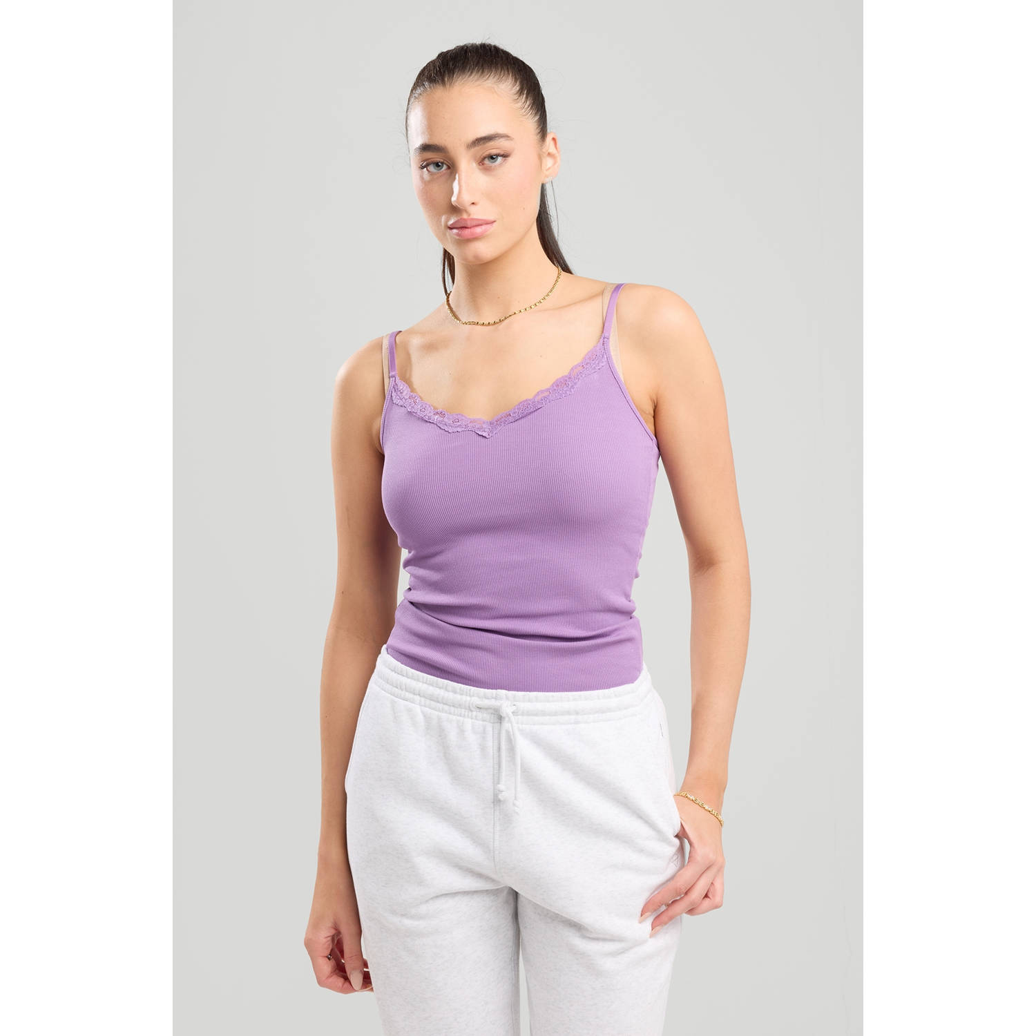 America Today singlet lila