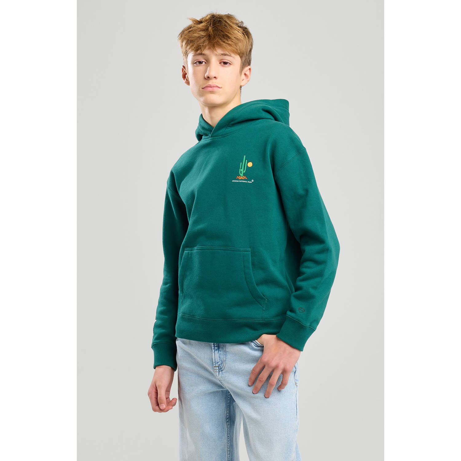 America Today hoodie groen
