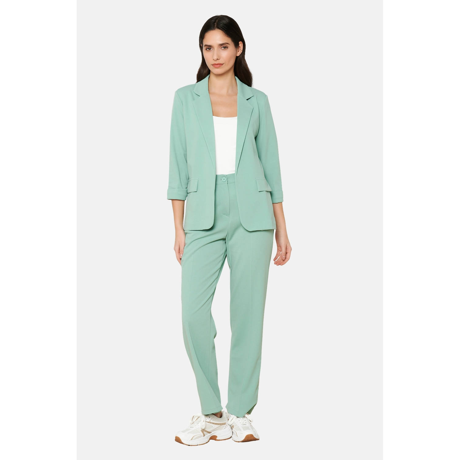 LOLALIZA regular blazer mintgroen