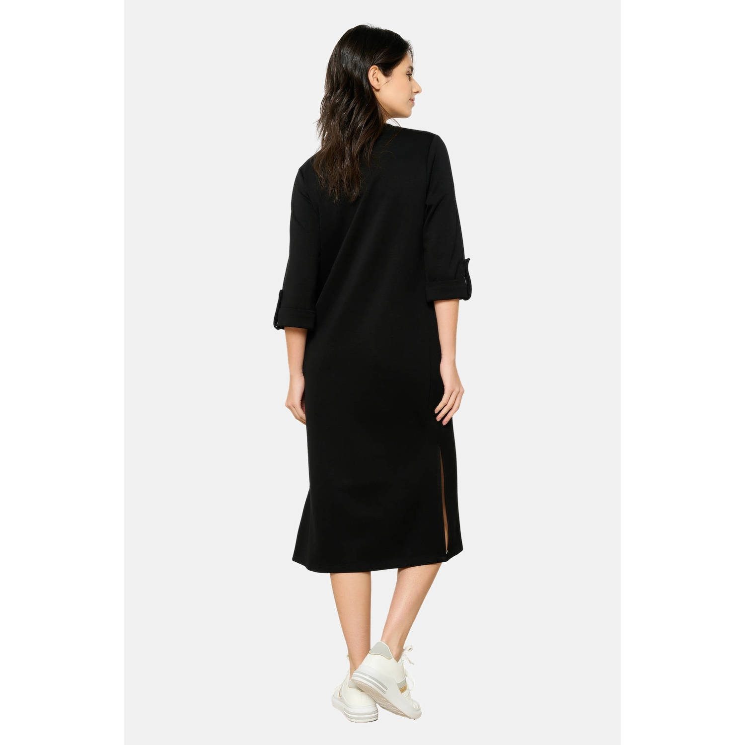 LOLALIZA sweatjurk zwart