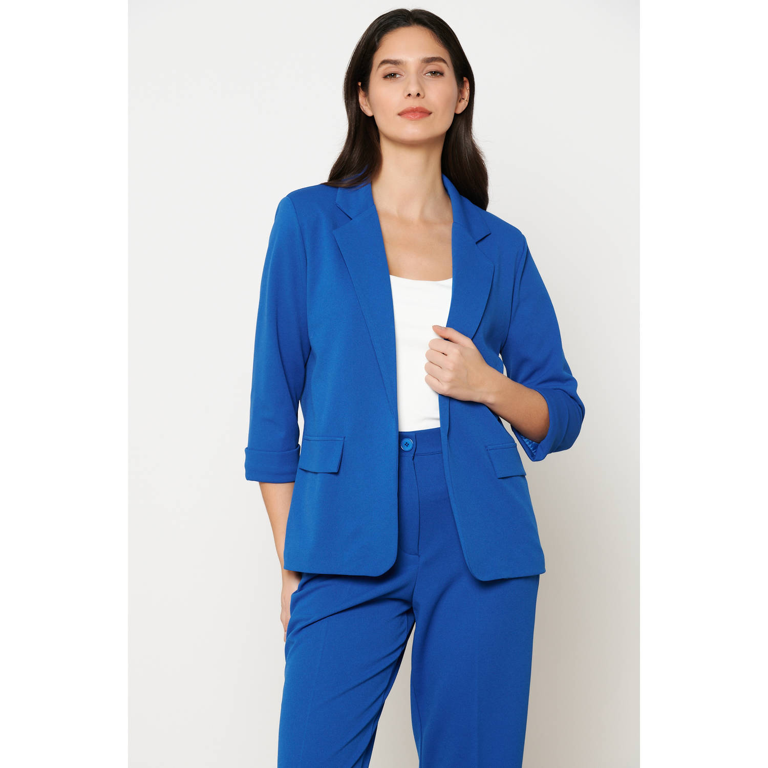 LOLALIZA regular blazer blauw