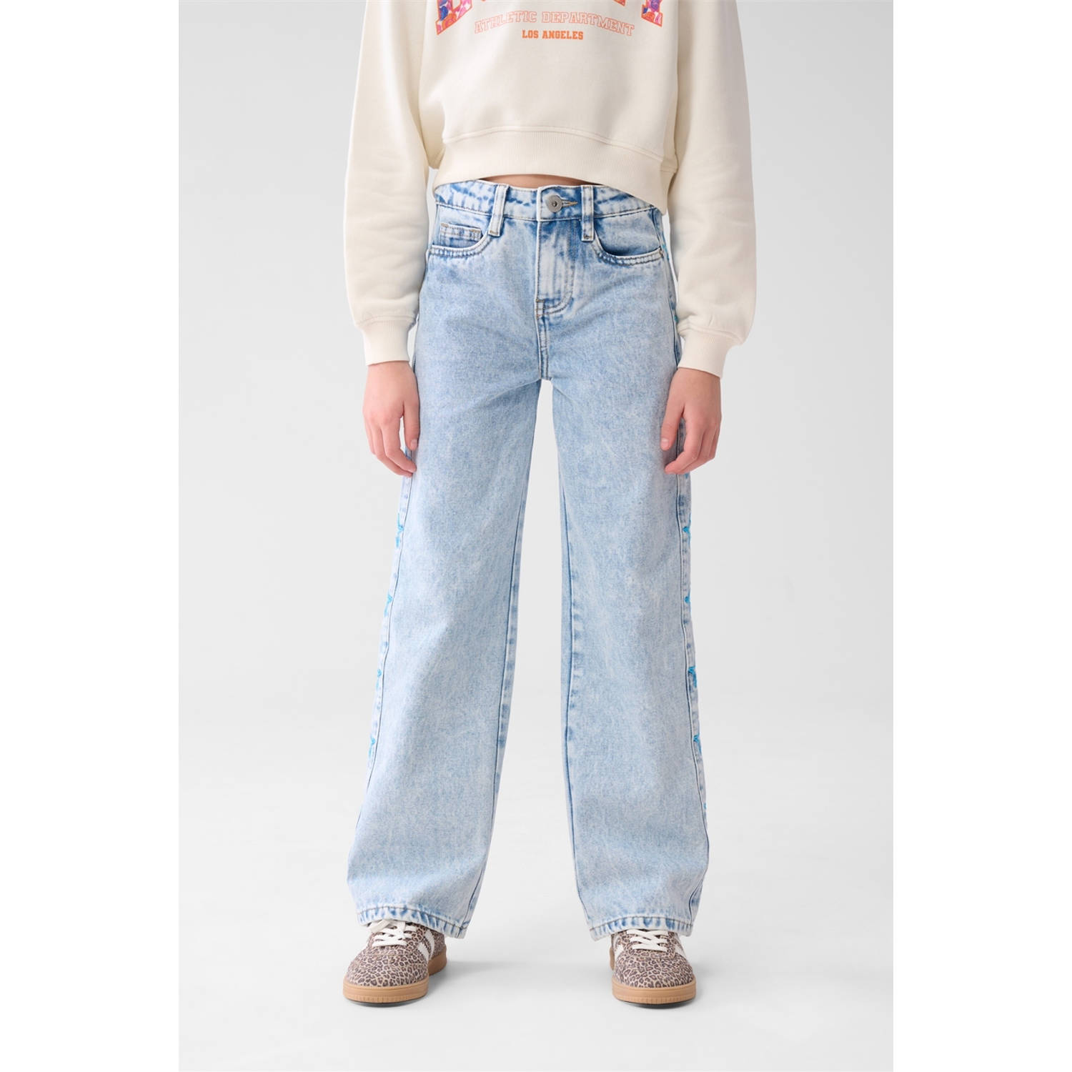 Shoeby straight regular waist medium blue denim