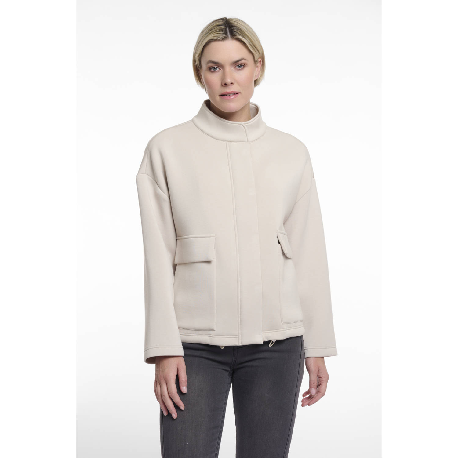 Rino&Pelle Zip Jacket Erlissa Style Gray Dames
