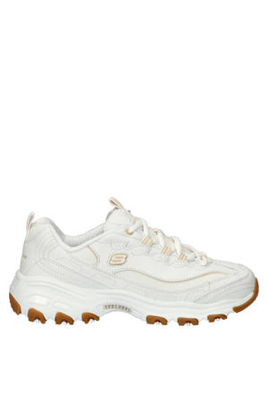 D'Lites - Good N chunky leren sneakers wit