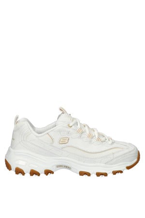 D'Lites - Good N chunky leren sneakers wit