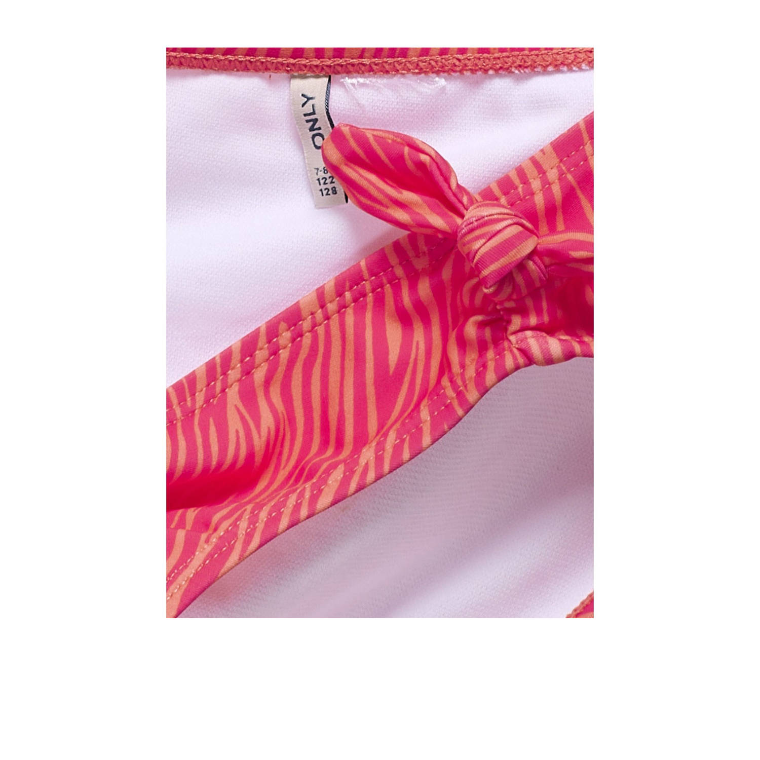 ONLY KIDS GIRL crop bikini felroze oranje