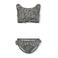 KIDS ONLY GIRL crop bikini zwart/beige