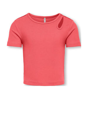 cropped top koraalroze