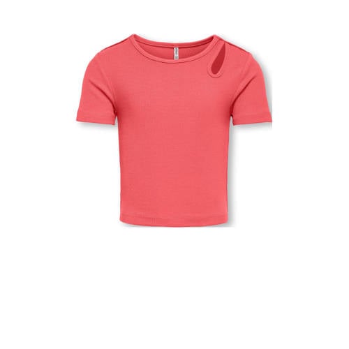 KIDS ONLY GIRL cropped top koraalroze afbeelding