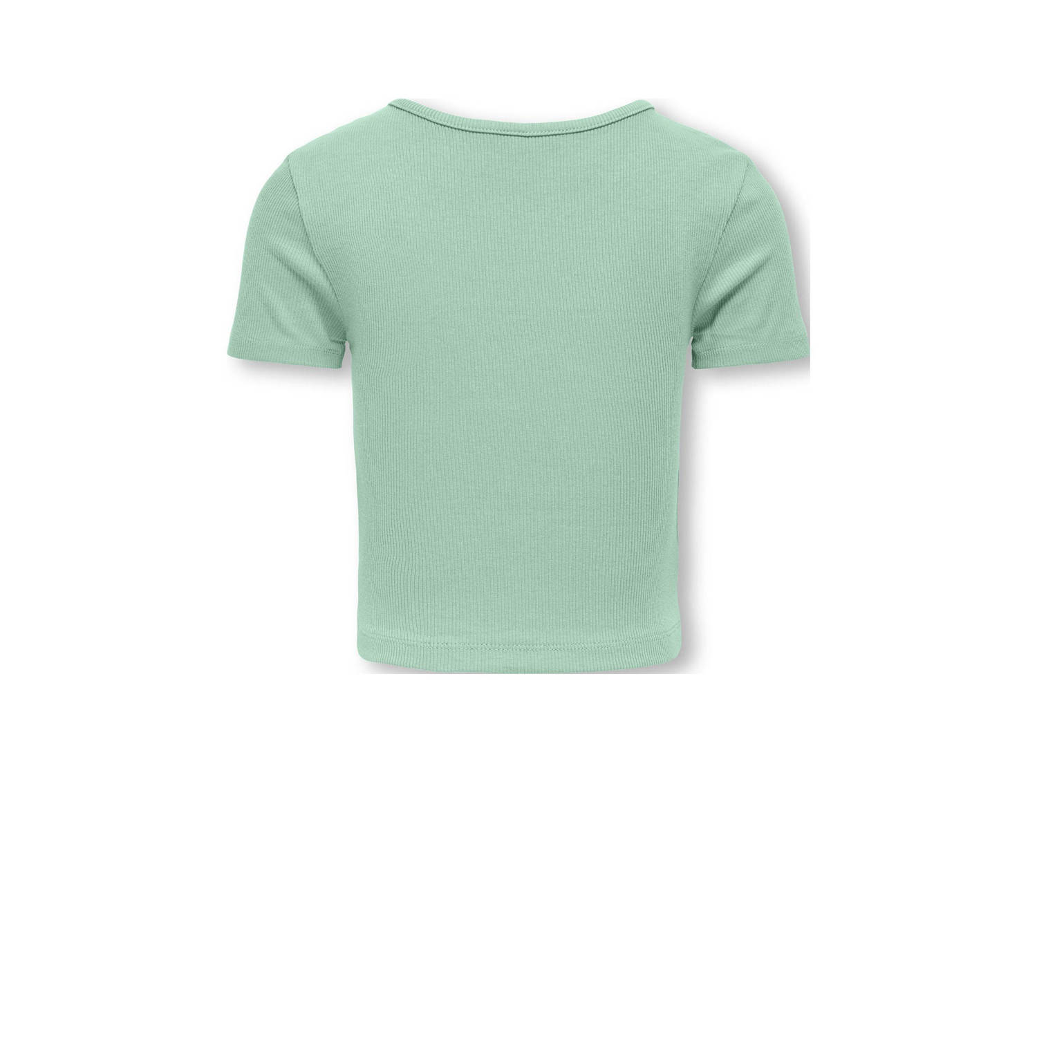 ONLY KIDS GIRL cropped top lichtgroen