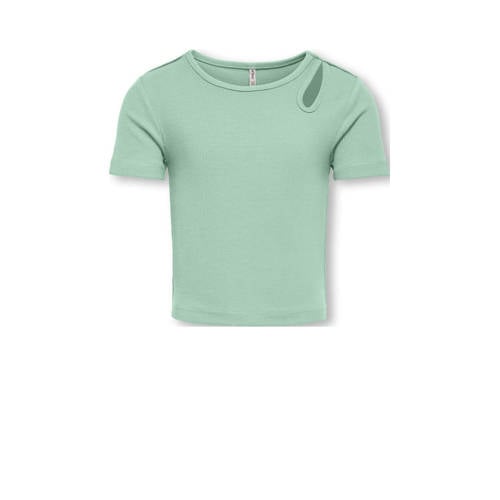 KIDS ONLY GIRL cropped top lichtgroen afbeelding