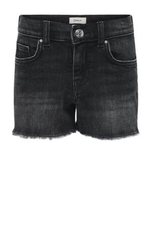 straight denim short
